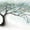 Lucent Lake Tree, variant on Elephant Stock Blue Moonlight Tree Wall Art - Horizontal Multi Panel Canvas - Living Room Wall Decor - Floral And Botanical Multi Panel - Blue And White Decor By Ashvin Harrison - 74" x 48"