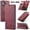 Winered, variant on Allytechgroup for Apple iPhone 16 Case Slim Wallet Cover with Card Slots Holder/Cash Pocket [Magnetic Closure] PU Leather & TPU Flip Folio Kickstand Shockproof Stand Shockproof Retro Shell, Winered