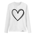 thumbnail image 4 of Mingw Womens XL Crewneck Graphic Long Sleeve Oversized Pullover Tops Casual Fall Outfits, 4 of 4
