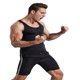 thumbnail image 2 of EeaseMX Chaleco adelgazante transpirable y cómodo, camiseta de compresión muscular para entrenamiento de cintura, corsé moldeador de fitness para hombre, talla L (negro), 2 of 8