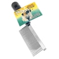 thumbnail image 1 of Pet Comb Boss Pet Aloe Care, dientes medianos de acero de lujo, 1 of 1