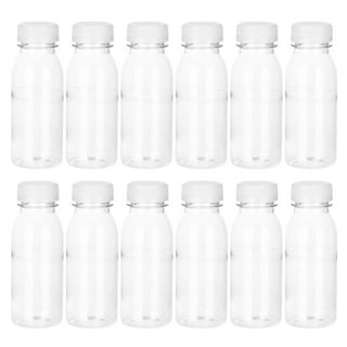 TINKSKY 15pcs Empty Beverage Containers Plastic Juice Bottles with Lids for  or Juice Milk 