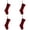 Red-1, variant on 4PC Christmas Stockings Knitted Cable Design, Large Country Rustic Xmas Stocking for Family, Knitted Holiday Indoor Decorations for Fireplace Mantel,18.11 Inch