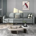 thumbnail image 3 of Costway Modern Modular 3-Seat Sofa Couch w/ Side Storage Pocket & Metal Leg Dark Grey, 3 of 9