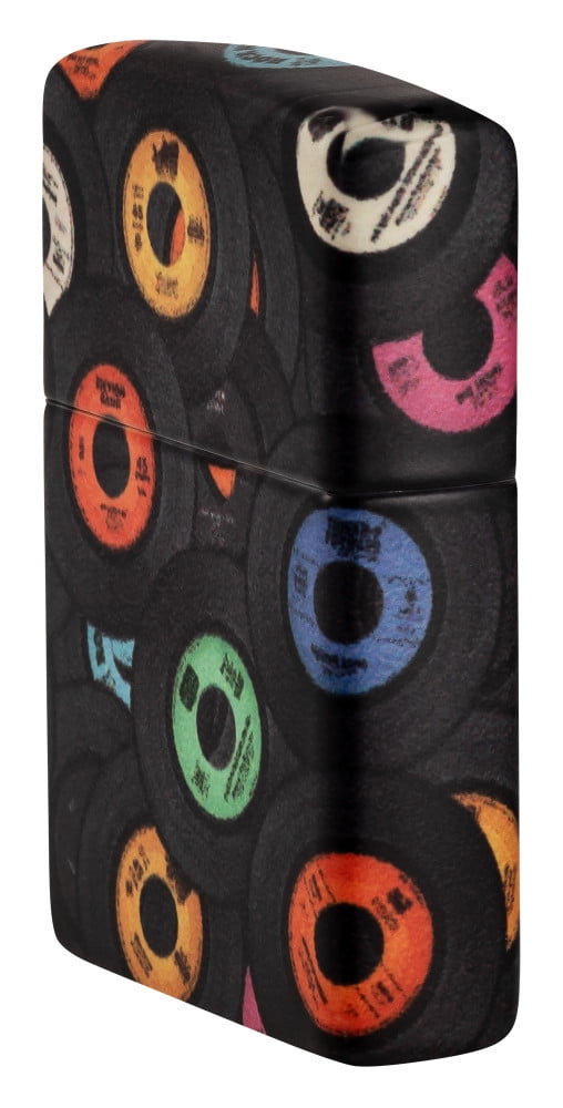 Zippo Records Design 540 Matte Pocket Lighter