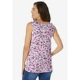 thumbnail image 2 of Woman Within Plus Size Perfect Printed Scoopneck Tank, 2 of 6