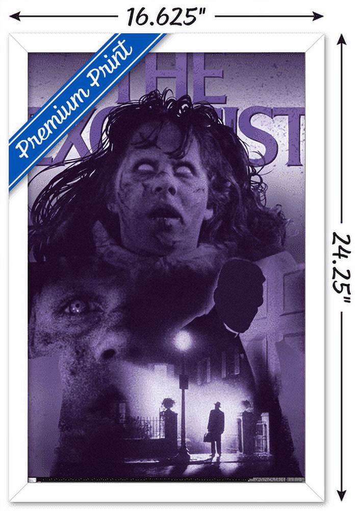 The Exorcist - Collage Wall Poster, 14.725" x 22.375", Framed