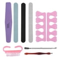 thumbnail image 3 of 8Pcs Professional Nail Art Manicure Pedicure Tool Set with Nail Sanding Sponge Files Buffer, for  and Artificial Nails, DIY Nail Manicure and Cleaning, 3 of 8