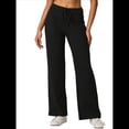 thumbnail image 3 of Pantalones Deportivos Anchos para Mujer con Bolsillos, Estilo Y2K Negro L, 3 of 9