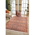 thumbnail image 3 of Aurangabad Orange Modern Polyester Area Rugs for Living Room Washable Rugs Boho Moroccan Area Rug Soft Geometric Bohemian Carpet Distressed Indoor Rug for Bedroom Dining Room Office Nonslip Rug, 3 of 9