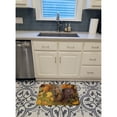 thumbnail image 3 of Grey Squirrel in Fall Leaves Machine Washable Memory Foam Mat, 3 of 4
