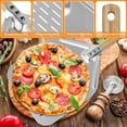 thumbnail image 6 of 15.5in*11.8in Pizza Peel,Aluminium Alloy Pizza Shovel with Handle Non-Stick Perforated Pizza Shovel Lightweight Pizza Shovel Reusable Pizza Peel for Homemade Baking Pizza Bread（L15.5in*W11.8in）, 6 of 8