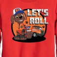 thumbnail image 3 of Paw Patrol - Let's Roll Zuma - Toddler And Youth Crewneck Fleece Sweatshirt, 3 of 6