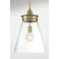 thumbnail image 4 of 4811-PN-CL-Norwell Lighting-Emma - 1 Light Pendant-17.5 Inches Tall and 12 Inches Wide-Polished Nickel Finish, 4 of 6