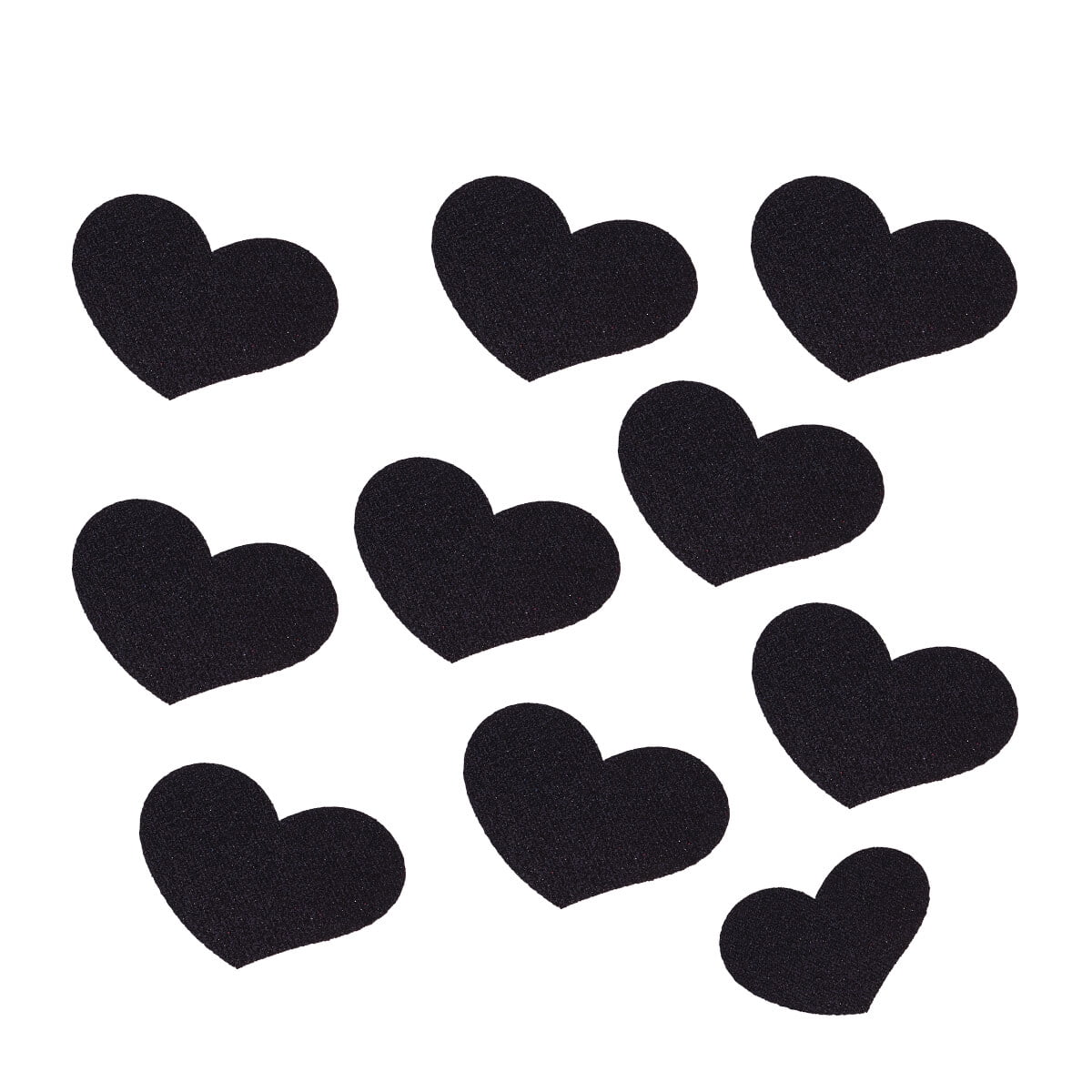 10Pcs Simple Seamless Barber Hair Holders Hairdressing Supplies Heart