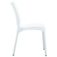 thumbnail image 3 of Compamia Juliette Resin Patio Dining Chair in White, 3 of 4