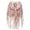 Pink, variant on Leather Skull Fringe Purses for Women Black Tassel Shoulder Crossbody Bag Unique Gothic Punk Satchel Handbag