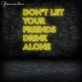thumbnail image 3 of Glowneon Don't Let Your Friends Drink Alone Neon Sign, Cocktail Bar Neon Sign, Home Bar Neon Sign, 3 of 4