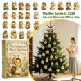 thumbnail image 2 of Christmas Bee Party Advent Calendar With 24 Piece Acrylic Christmas Advent Calendar Ornament Blind Box for Adults DIY Craft Holiday Wall Decor Very Sweet Gift Set for Nature Fan Home Decoration, 2 of 8