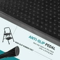 thumbnail image 6 of CONCETTA 2 Step Ladder, Folding Step Stool with Anti-Slip Pedal, Lightweight Portable Ladder for Home, Workplace, 800lbs Capacity，Black, 6 of 8