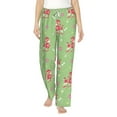 thumbnail image 2 of Goofa Cute Poodle Dog Printed Soft Pajama Pants for Women, Wide Leg Comfy Casual Lounge Yoga Pants-Small, 2 of 9