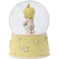thumbnail image 4 of Precious Moments Jesus Loves Me Baby Girl With Bunny Baptism Snow Globe, 1 Each, 4 of 5