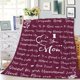 thumbnail image 2 of LHSHID Gifts for Mom Mom Blanket I Love You Mom Throw Blanket for Christmas Birthday from Daughter Son Soft Cozy Flannel Bed Blanket 60"x80", 2 of 7