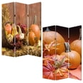 thumbnail image 2 of 48 X 72 Multi Color Wood Canvas Harvest  Screen, 2 of 3