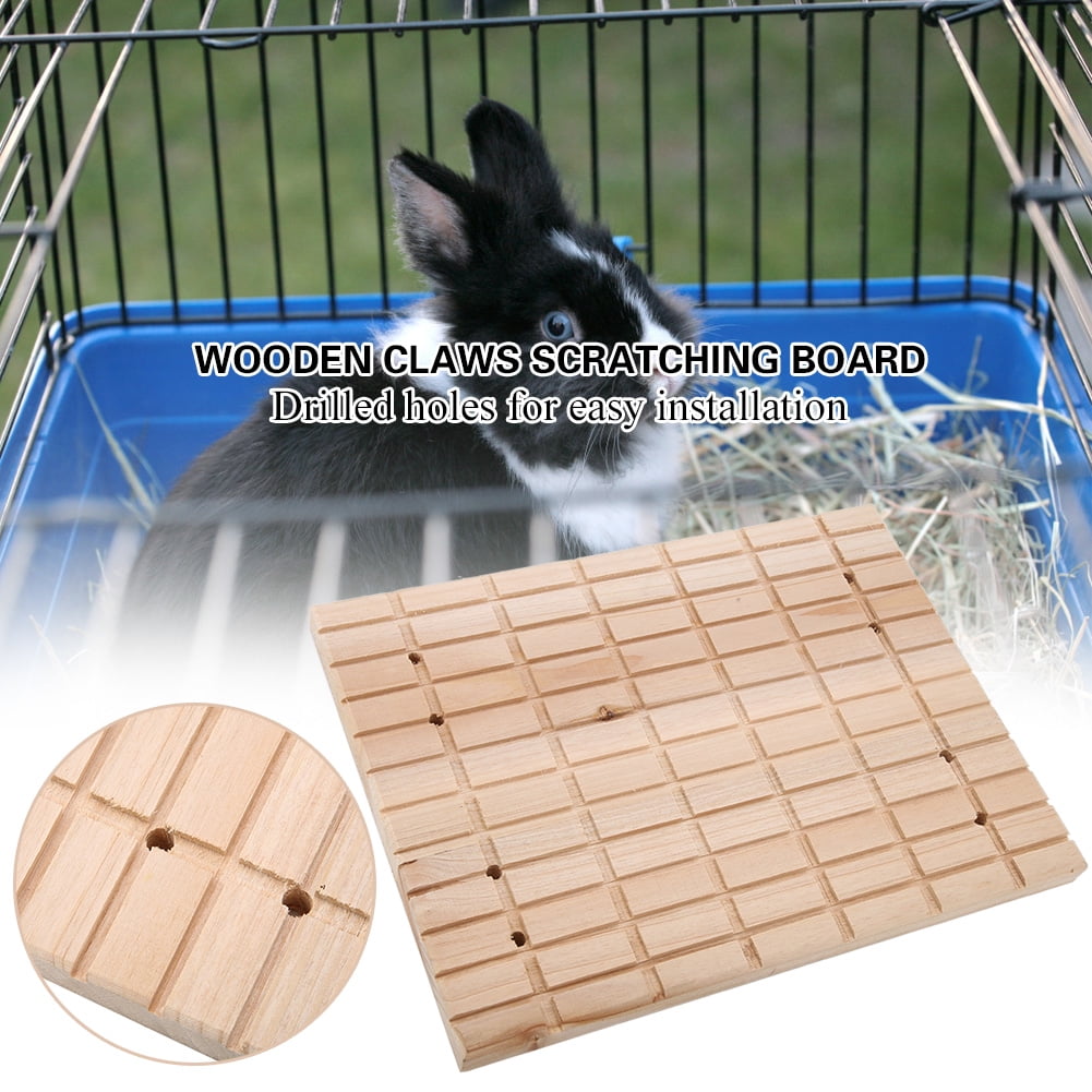 Greensen Wooden Claws Scratching Board for Pet Hamster Squirrel Rabbit Play Toy Cage Ornament Claws Scratch Board Scratching Board Walmart