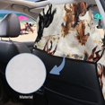 thumbnail image 5 of Garronmavis Running Horses Car Seat Towel Cover Stain Resistant Breathable Non-Slip 1 PC Front Seat Car Seat Protector with Storage Bag Universal Fit for Cars SUV Trucks Sedan Van, 5 of 9
