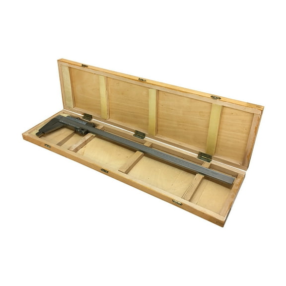 12"/ 300mm INCH METRIC HEAVY DUTY VERNIER CALIPER 2.9" Jaw Depth