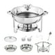 thumbnail image 4 of Juego de platos para buffet Hafing Dish VEVOR, 4 litros, 2 unidades, acero inoxidable, 4 of 9