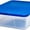 Blue, variant on Homz Plastic Underbed Storage, With Lid, 28 Quart, Clear, Stackable, 8-Pack
