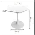 thumbnail image 5 of 31.50"Modern Hexagonal Coffee Table with MDF Table Top,Metal Base, for Dining Room, 5 of 8