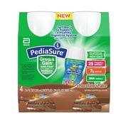 PediaSure Grow & Gain with Fiber Nutritional Shake, Chocolate, 7.4-fl-oz Bottle (Pack of 4)