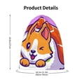 thumbnail image 4 of Honeii Corgi In Sushi Roll Print Kids Knit Beanie Watch Hat ,Knit Cap for Boys and Girls, 4 of 7
