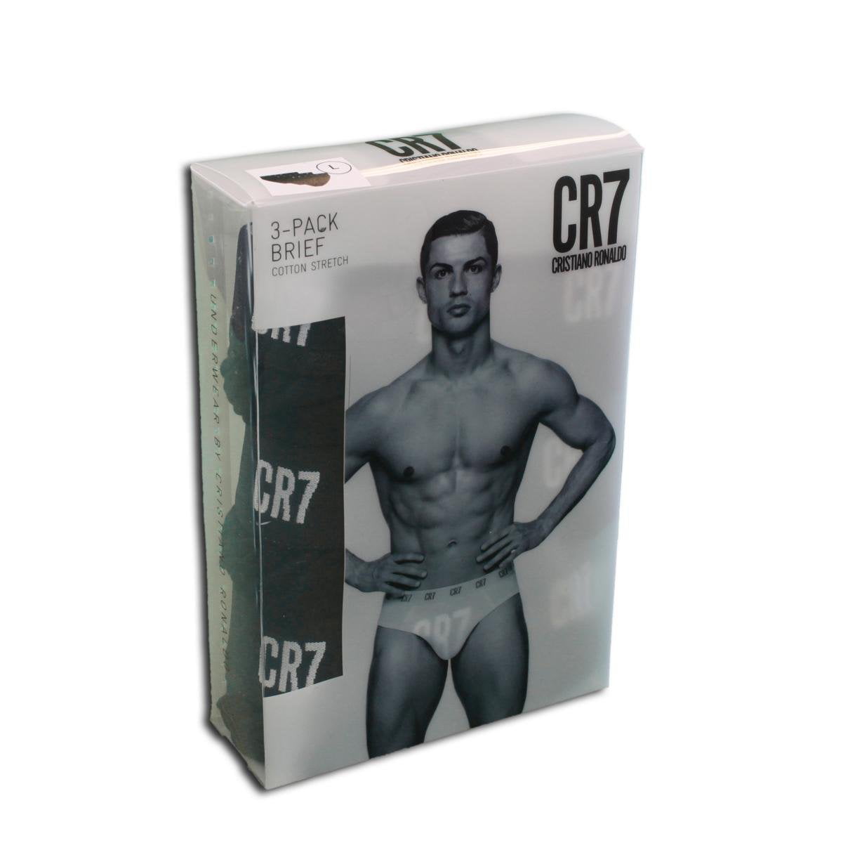 Cristiano Ronaldo CR7 Basic 3-Pack Cotton Briefs Men's Underwear XXL 