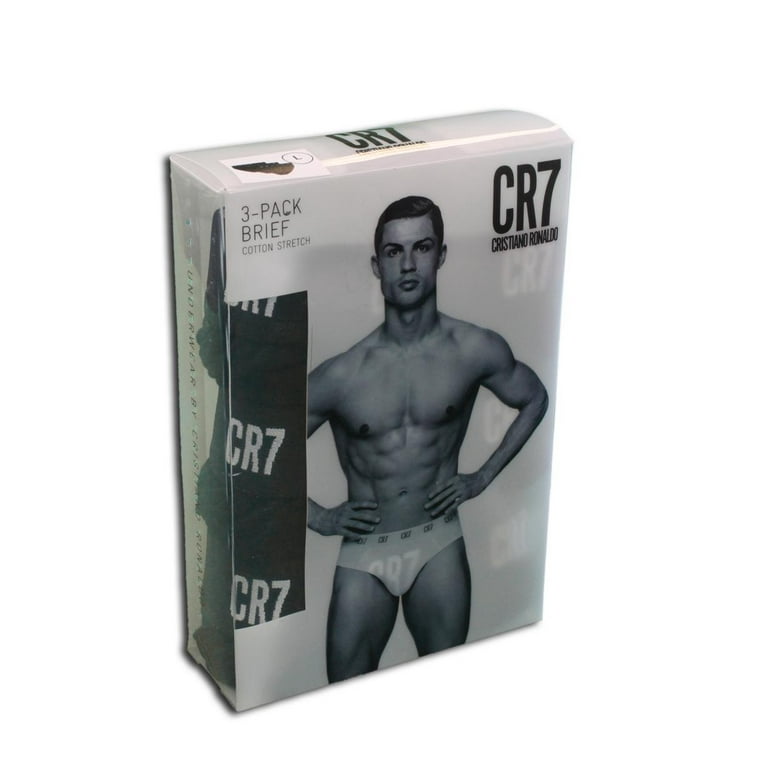 Cristiano Ronaldo CR7 Basic 3-Pack Cotton Briefs Men's Underwear XXL