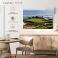 thumbnail image 5 of Elephant Stock Pebble Beach Golf Turf Wall Art - Horizontal Canvas Wall Art - Hallway Wall Decor - Hobbies And Lifestyle Canvas - Brown And Blue Decor - 36" x 24", 5 of 8