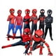 thumbnail image 2 of Disfraz de Spider-Man Kid Spider-Verse Miles Morales para cosplay Zentai, mono con patrón de Spider-Man para adultos, disfraz de Halloween, 2 of 5