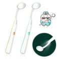 thumbnail image 1 of pitrice 2x  for Dental Mirror With LED Light Clear View For Dentists Curved Angle Plastic Camera Intra Oral 1Set, 1 of 6