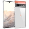 thumbnail image 1 of [PST] Google Pixel 6 Pro (6.71") Soft Case, Ultra Slim Soft TPU Silicone Anti-Scratch Shockproof Bumper Back Case Cover, 1 of 2