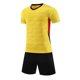 thumbnail image 3 of Odeerbi Conjunto de Uniformes de Entrenamiento de Fútbol de Malla de Chicos Y Niñas Con Camiseta de Manga Corta A Rayas Pantalones Cortos Conjuntos Atléticos Secos Rápidos Para 4-15 Años, 3 of 4