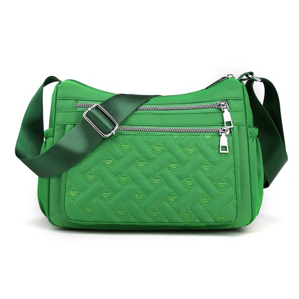 Bolso bandolera de primavera para mujer, monedero portátil de gran capacidad, multicapa, sencillo, para madres de mediana edad