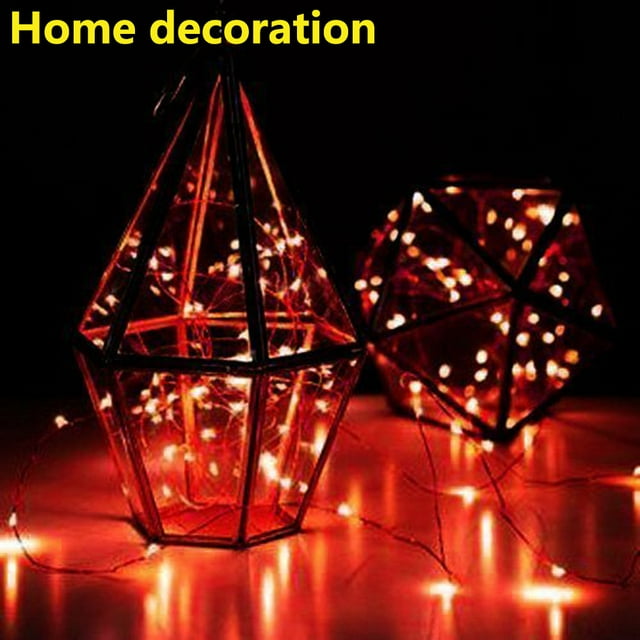 TIMIFIS Halloween Lights 3m30 LED Submersible Waterproof Fairy Light Copper Wire String Lights Base Lamp Halloween Decorations - Fall