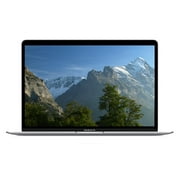 Apple MacBook Air 13,3" (Retina, Argent) 1,6 GHz Dual Core i5 (2019) Ordinateur portable 128 Go Flash HD et 8 Go de RAM-Mac OS/Win 10 Pro (certifié, 1 an de garantie)