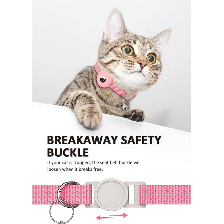 Airtag Cat Collar, Kitten Collar Breakaway Airtag Cat Gps Collar