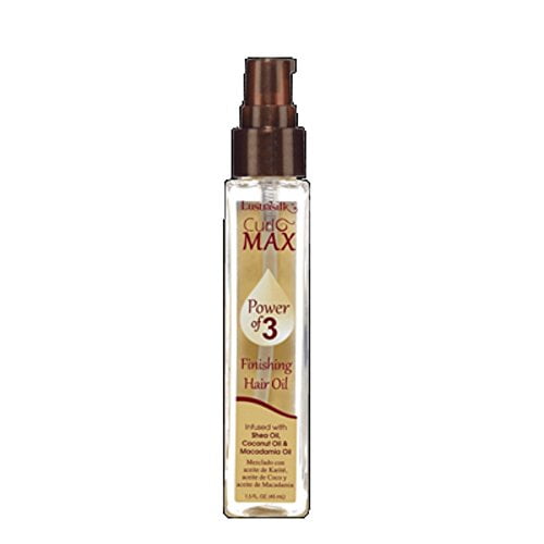 Lustrasilk Curl Max Power of 3 Finishing Oil, 1.5 Ounce