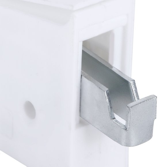 Juego De 2 Perchas De Gabinete Ajustables Con Placa De Montaje, Piezas De Hardware Para Muebles De Armario