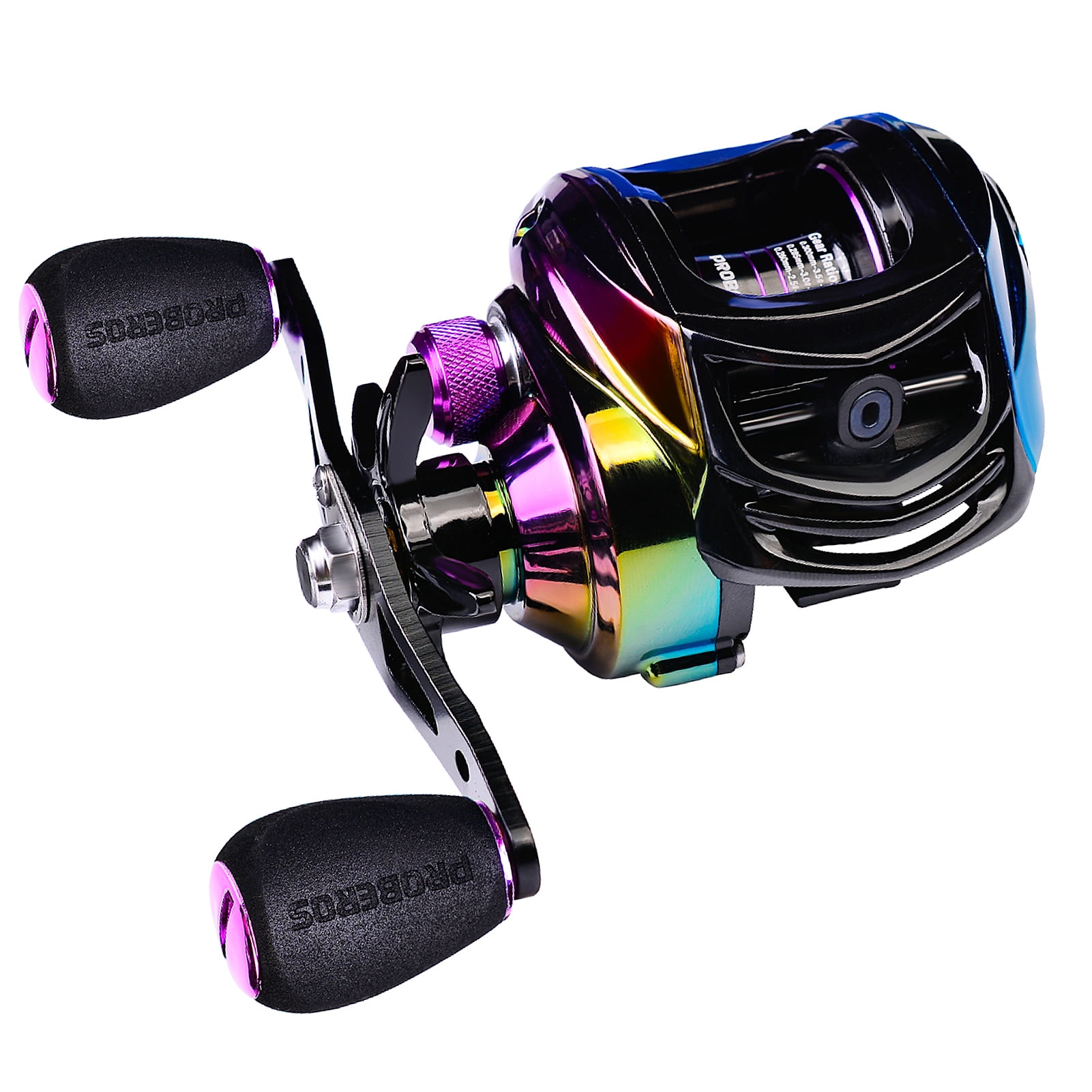 7.6 1 baitcasting reel Fishing Reels - Casting 6.5:1 Gear Ratio Speed Spool Baitcaster Reels and a Rulon drag system with 15 lbs max drag to ensure youre always prepared for any battle on the water Fishing Reel Casting Baitcaster 7.6:1